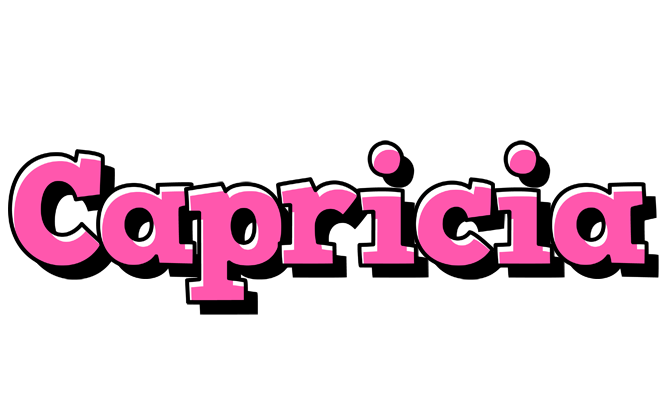 Capricia girlish logo