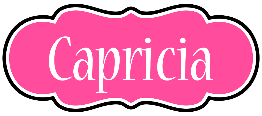 Capricia invitation logo