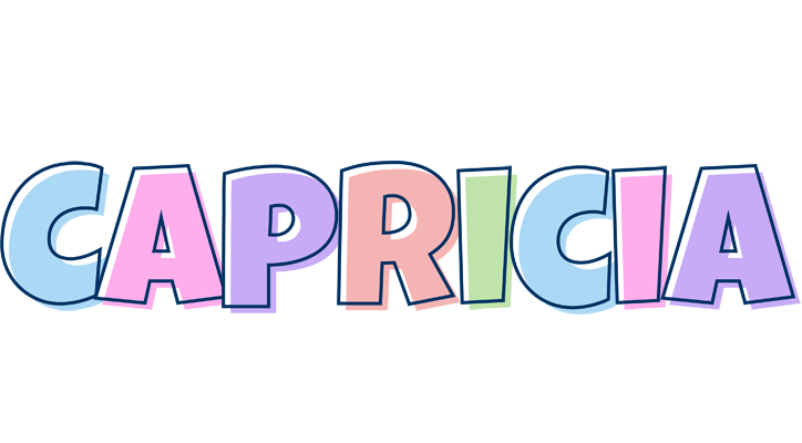 Capricia pastel logo