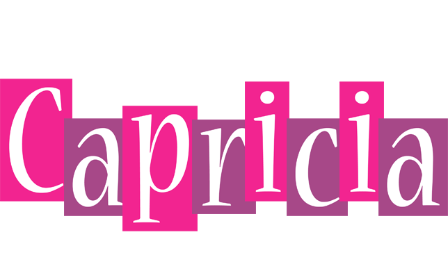Capricia whine logo