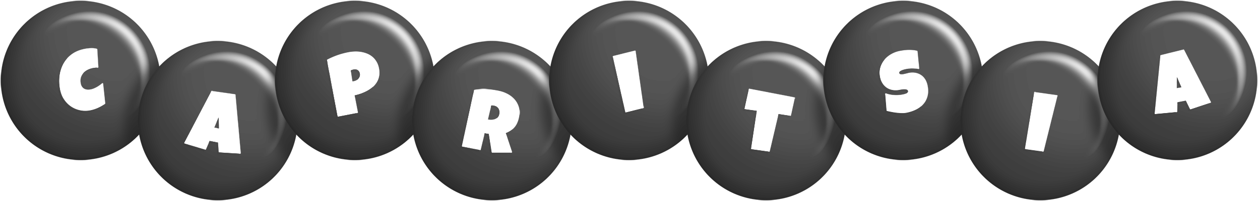 Capritsia candy-black logo