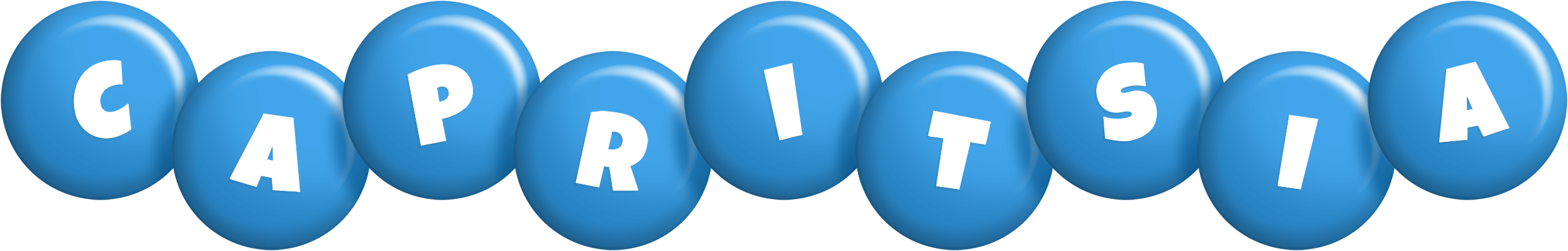 Capritsia candy-blue logo