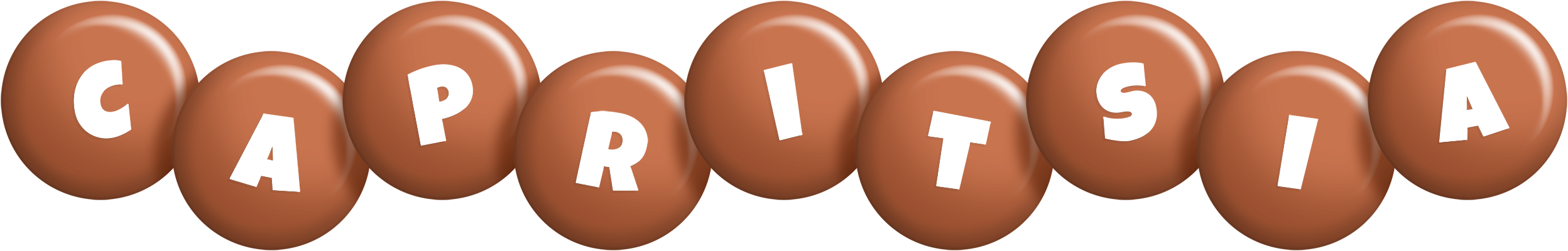 Capritsia candy-brown logo