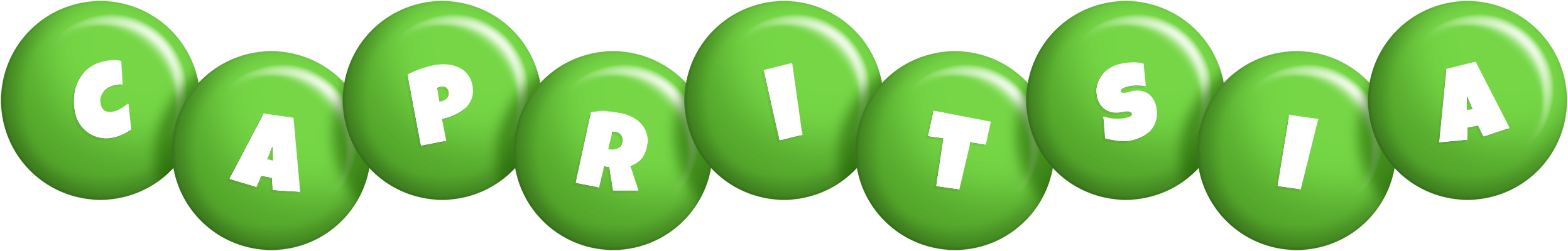 Capritsia candy-green logo