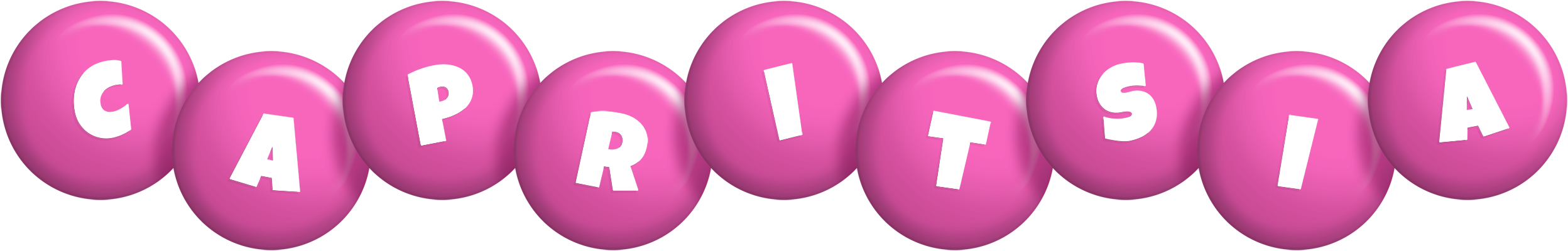 Capritsia candy-pink logo