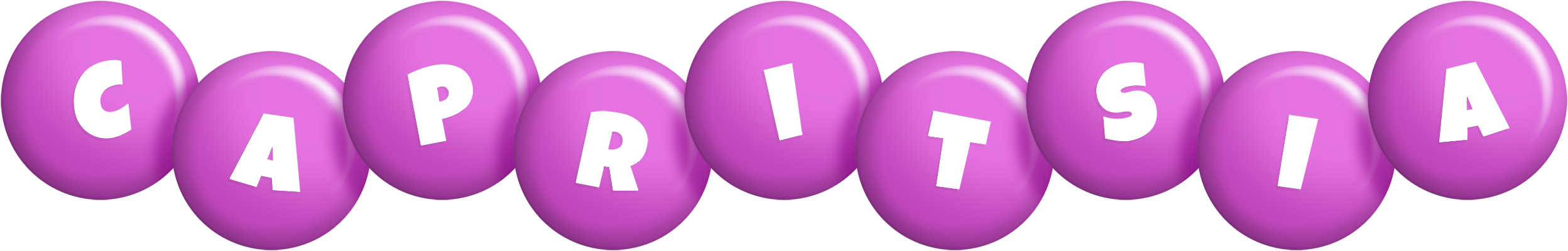 Capritsia candy-purple logo