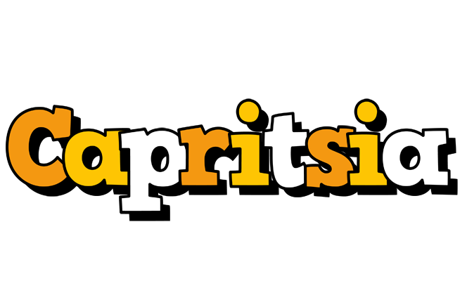 Capritsia cartoon logo