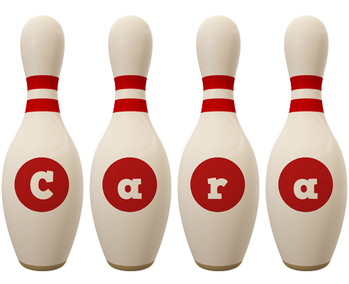 Cara bowling-pin logo