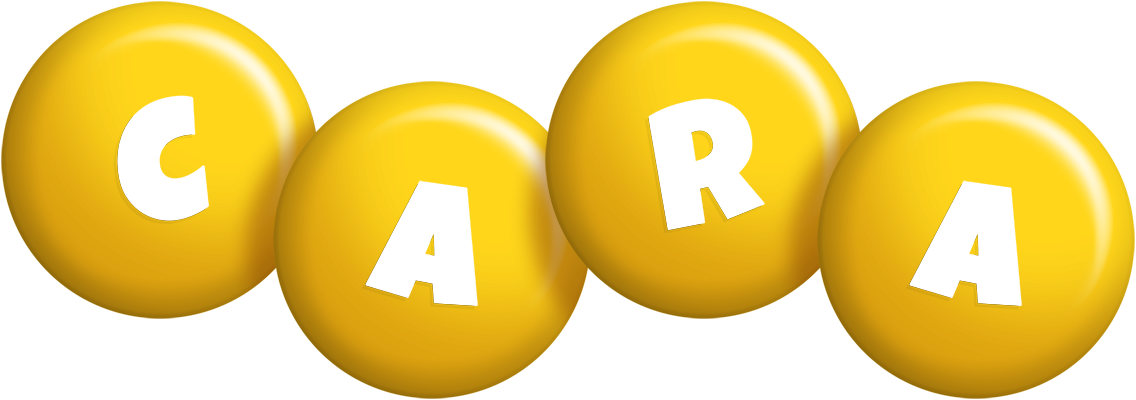 Cara candy-yellow logo