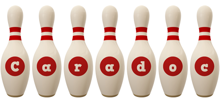 Caradoc bowling-pin logo