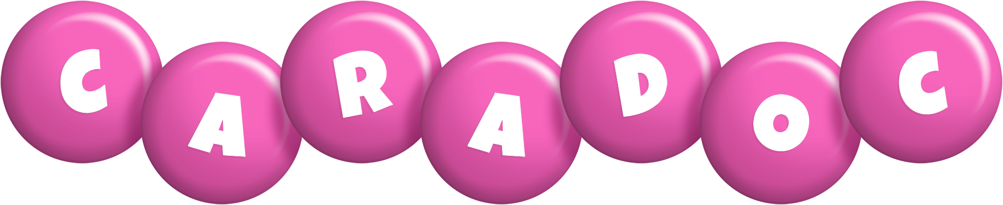 Caradoc candy-pink logo