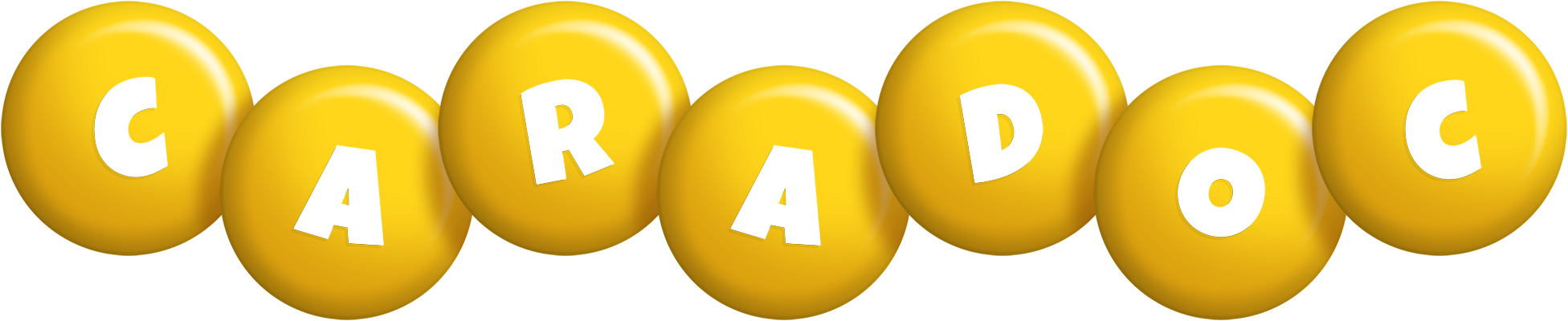 Caradoc candy-yellow logo