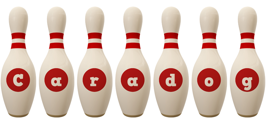 Caradog bowling-pin logo