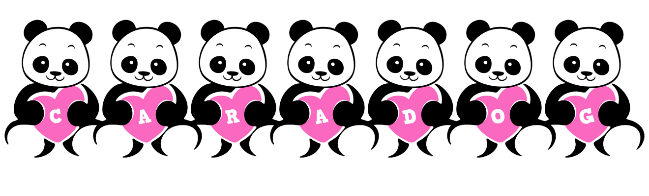 Caradog love-panda logo