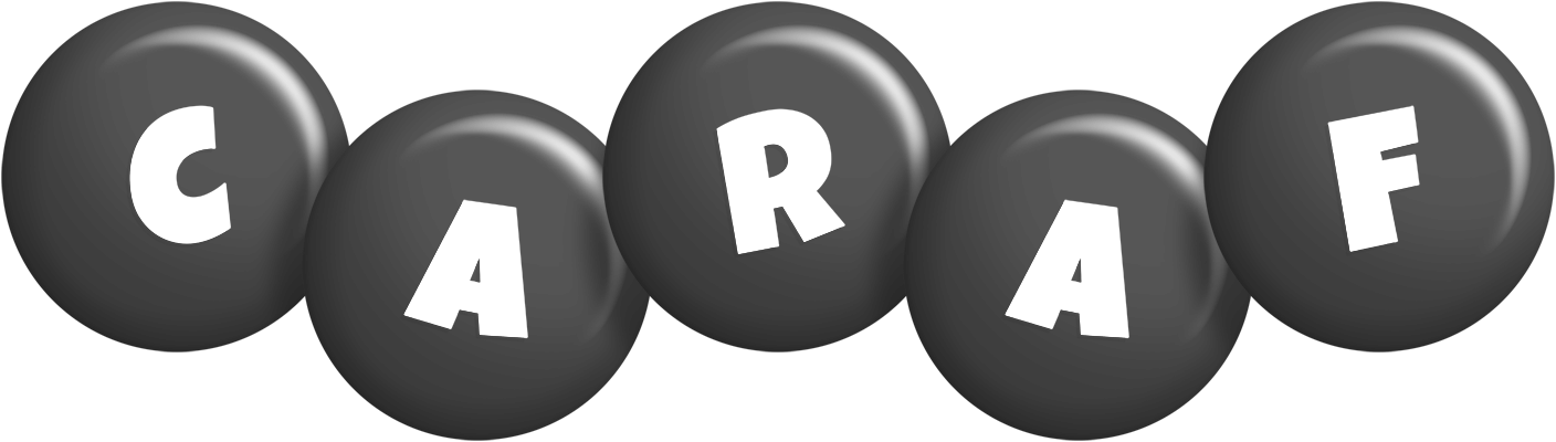 Caraf candy-black logo