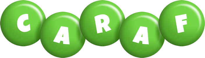 Caraf candy-green logo