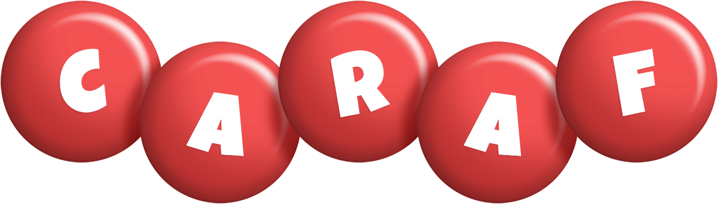 Caraf candy-red logo