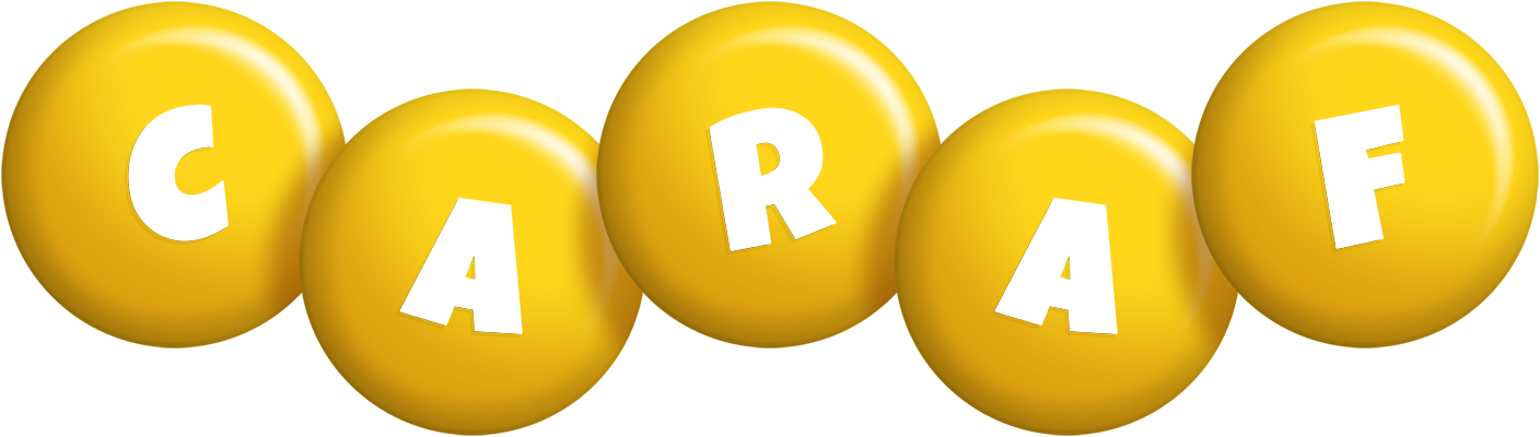 Caraf candy-yellow logo