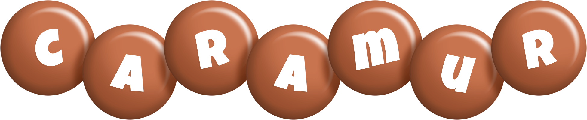 Caramur candy-brown logo