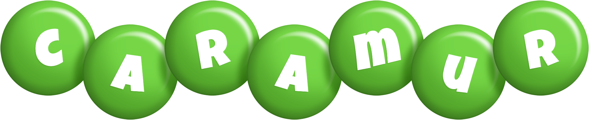 Caramur candy-green logo