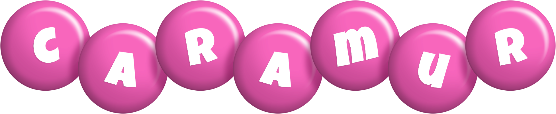 Caramur candy-pink logo