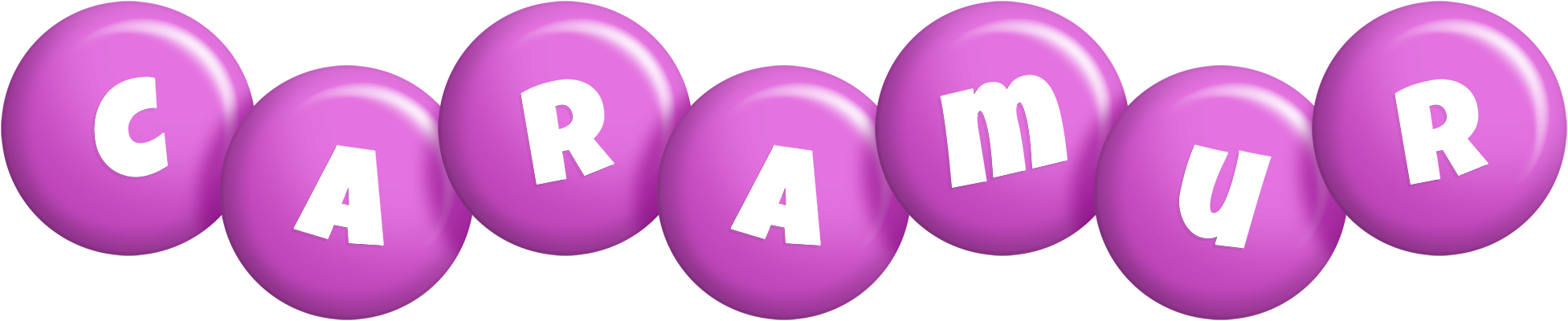 Caramur candy-purple logo