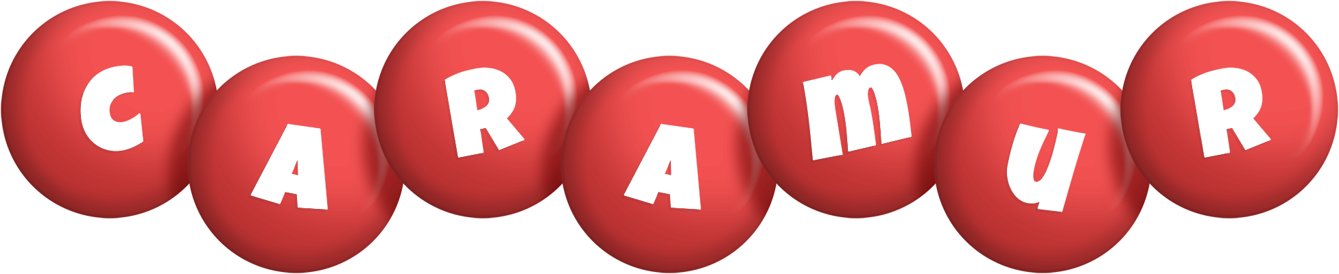 Caramur candy-red logo