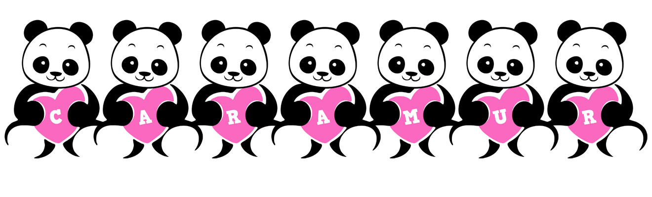 Caramur love-panda logo