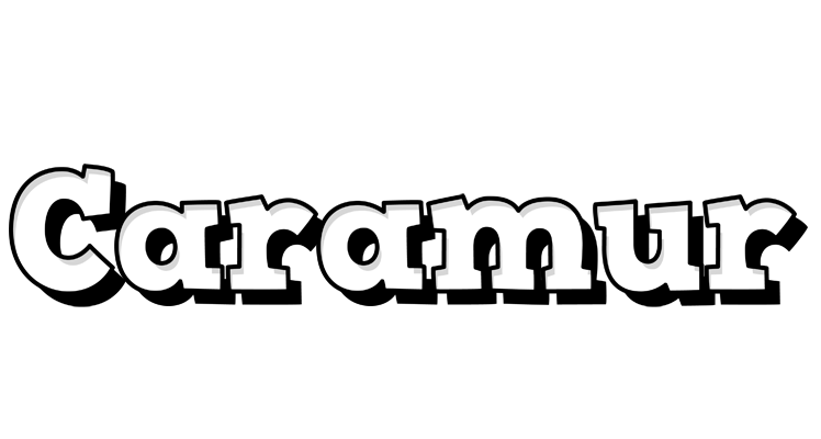 Caramur snowing logo
