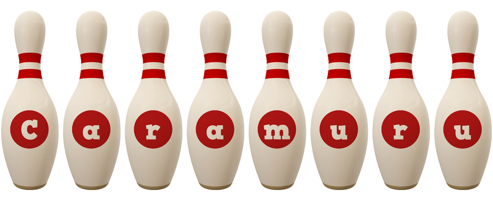 Caramuru bowling-pin logo
