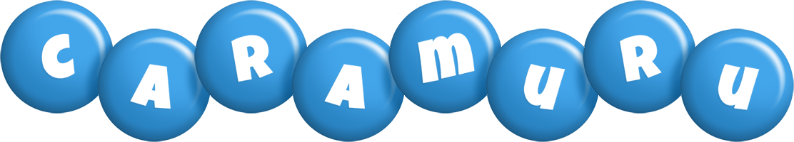 Caramuru candy-blue logo