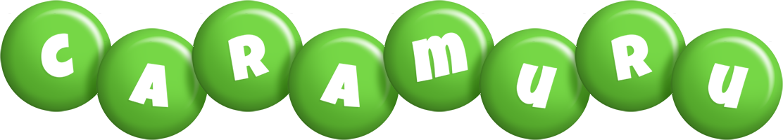 Caramuru candy-green logo