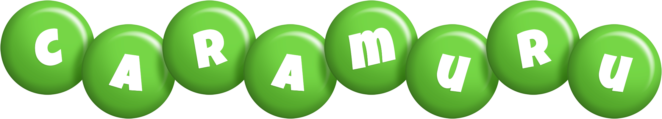 Caramuru candy-green logo