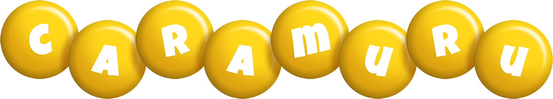 Caramuru candy-yellow logo