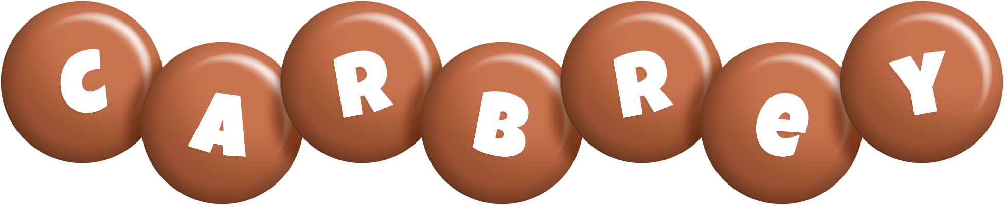 Carbrey candy-brown logo