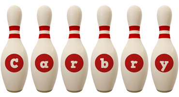 Carbry bowling-pin logo