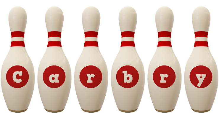 Carbry bowling-pin logo