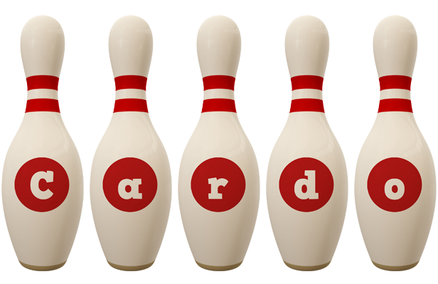 Cardo bowling-pin logo