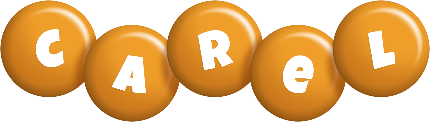 Carel candy-orange logo