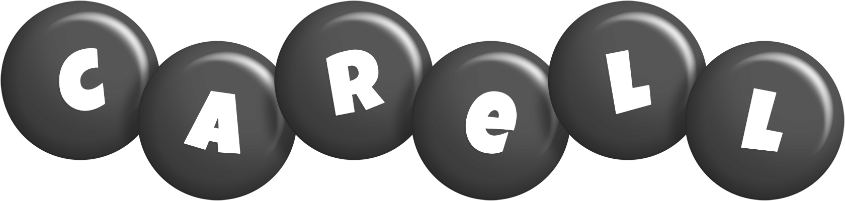 Carell candy-black logo