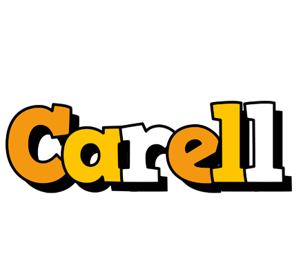 Carell cartoon logo