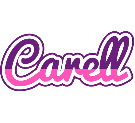 Carell cheerful logo