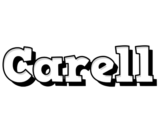 Carell snowing logo