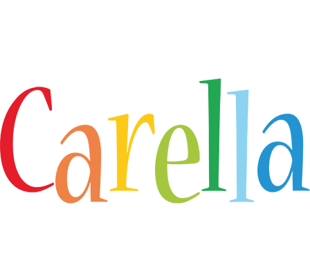 Carella birthday logo