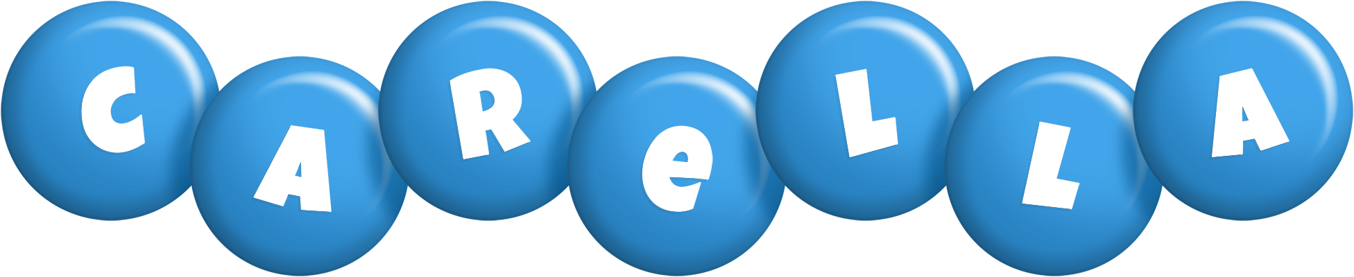Carella candy-blue logo
