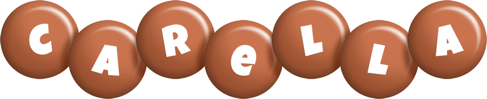 Carella candy-brown logo