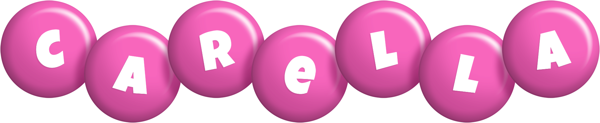 Carella candy-pink logo