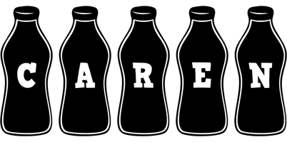Caren bottle logo