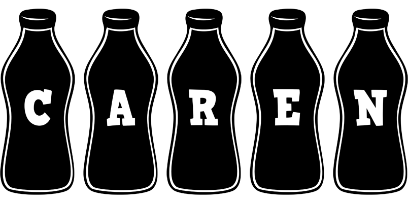 Caren bottle logo