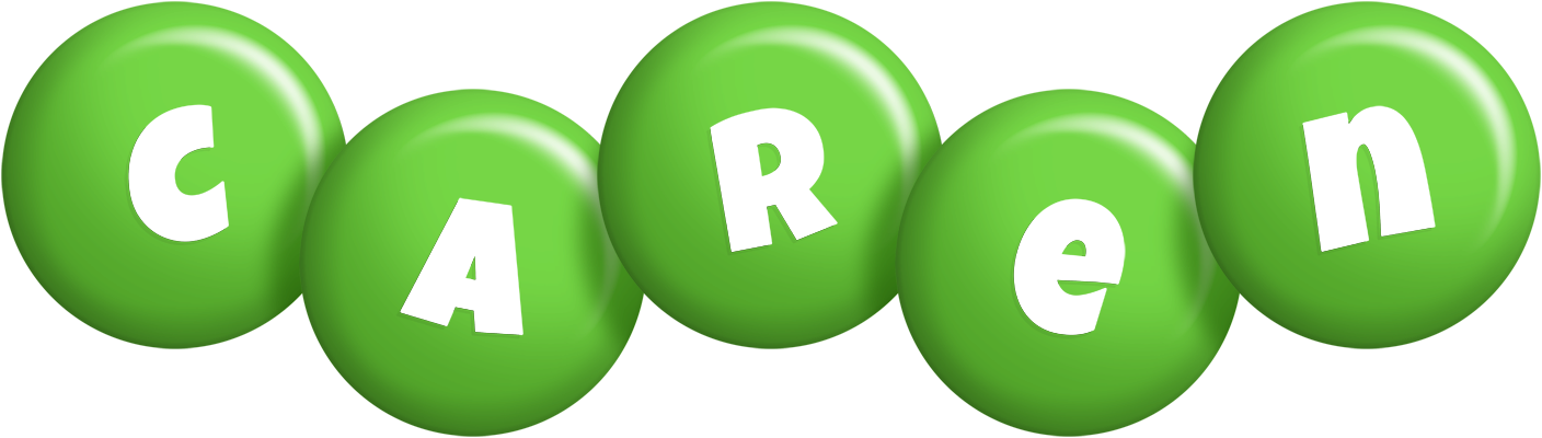 Caren candy-green logo